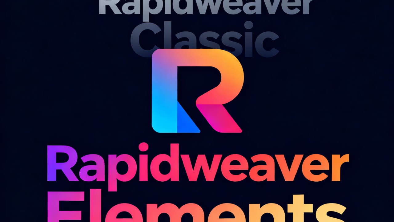 Videovorschau: Umstieg von RapidWeaver Classic auf RapidWeaver Elements.